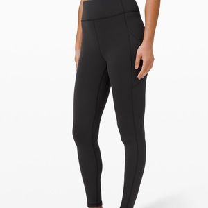 Women’s Lulu Lemon Leggings, Fast & Free w/Mesh Panels Size 4